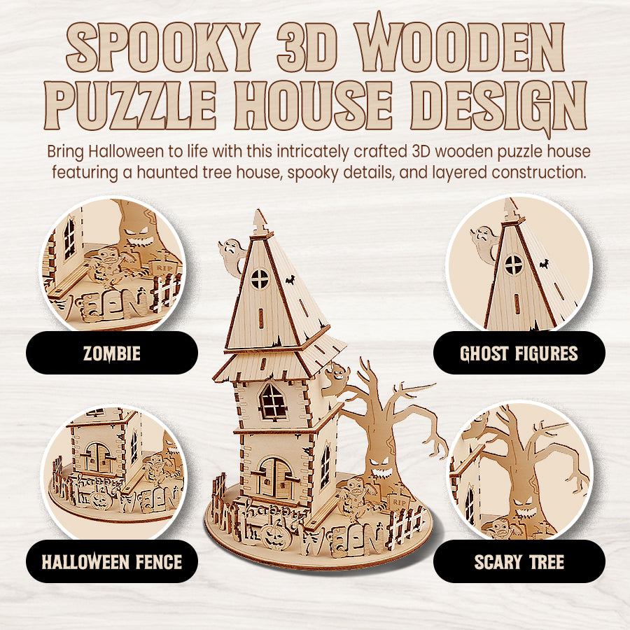 💥 Last Day 40% OFF-🎃Craft a Cutest Haunted House👻 You'll Love to Display