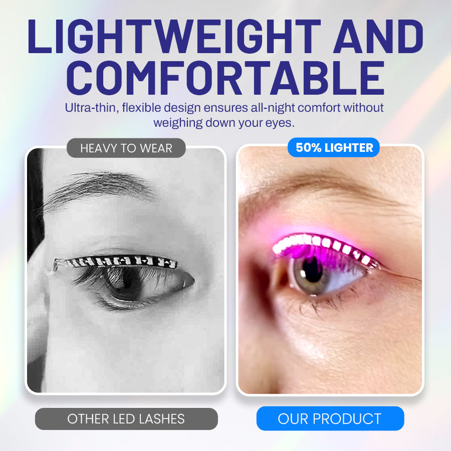 LBMLBM™ High-Performance LED Eyelashes –Perfect for Festivals & Raves.