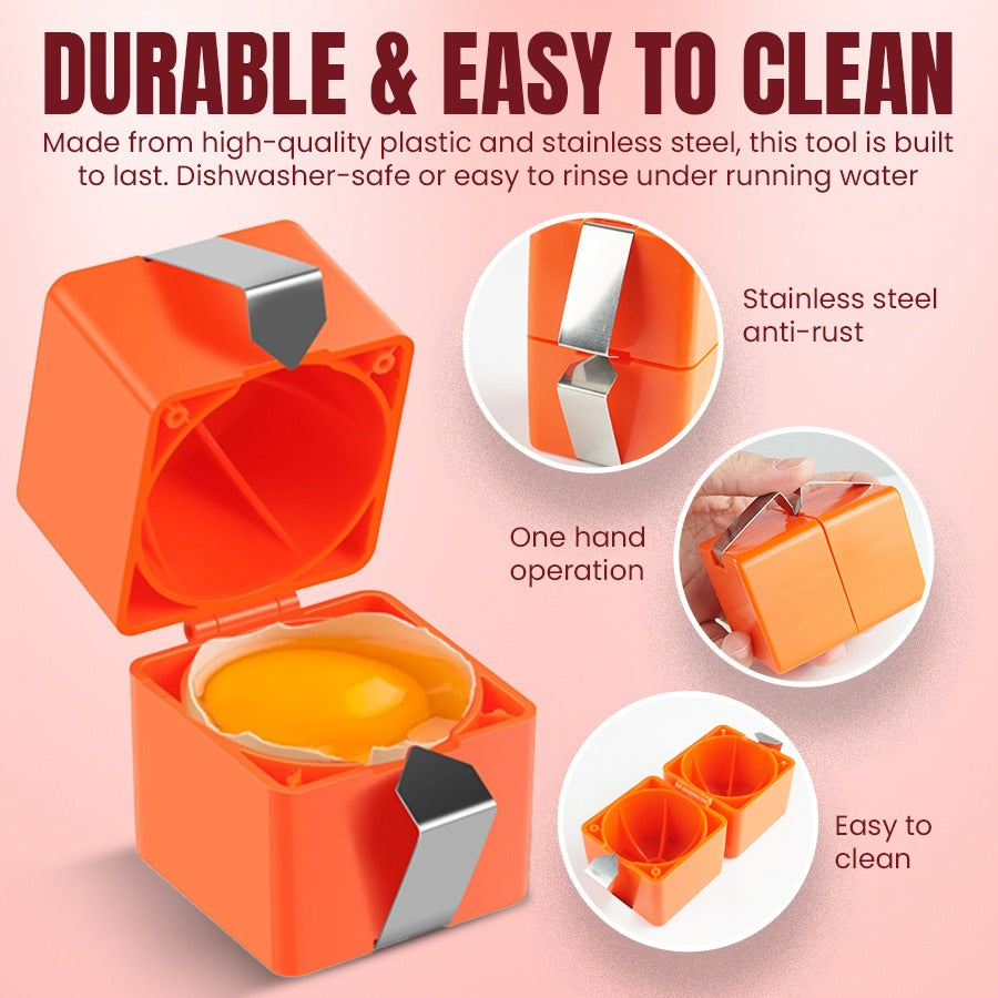 Manual Egg Cracker🥚Effortless Cracking & Peeling🍳Buy 1 Get 1 FREE