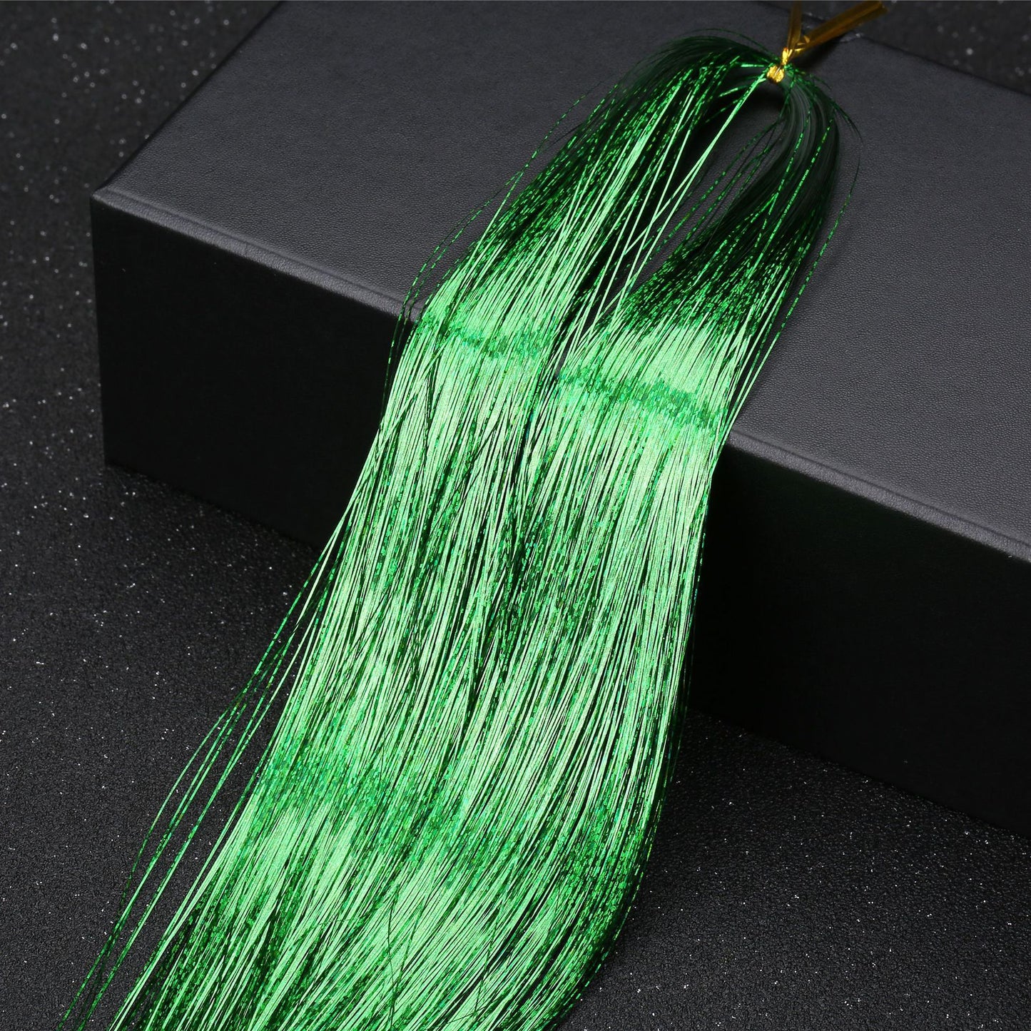 👑Prom’s Most-Wanted: Vibrant Laser Hair Tinsel! 💃(Available in Snap Clips & DIY Strands)