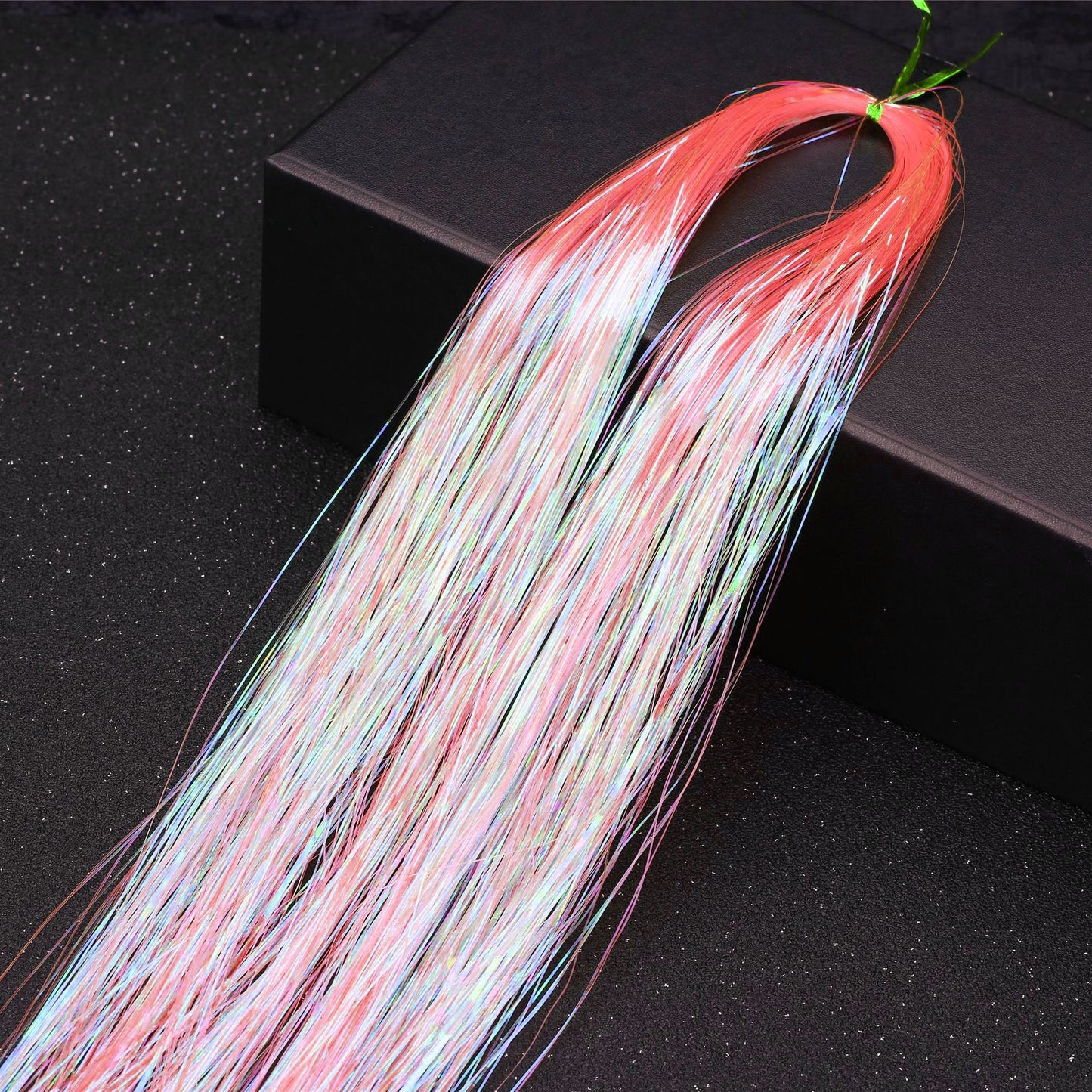 👑Prom’s Most-Wanted: Vibrant Laser Hair Tinsel! 💃(Available in Snap Clips & DIY Strands)