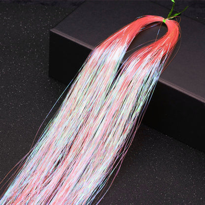 👑Prom’s Most-Wanted: Vibrant Laser Hair Tinsel! 💃(Available in Snap Clips & DIY Strands)