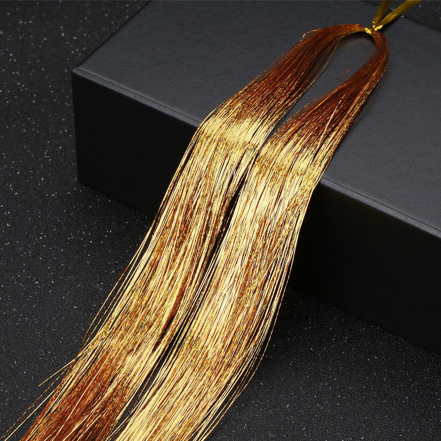👑Prom’s Most-Wanted: Vibrant Laser Hair Tinsel! 💃(Available in Snap Clips & DIY Strands)