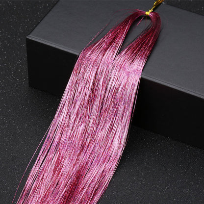 👑Prom’s Most-Wanted: Vibrant Laser Hair Tinsel! 💃(Available in Snap Clips & DIY Strands)