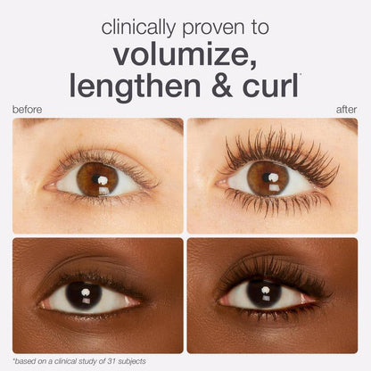 ✨Use Eyelash Primer & Mascara Kit，👀 Get Longer, Lifted & Smudge-Free Lashes in 2 Easy Steps