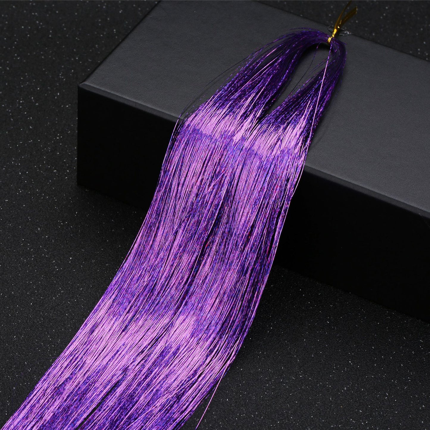 👑Prom’s Most-Wanted: Vibrant Laser Hair Tinsel! 💃(Available in Snap Clips & DIY Strands)