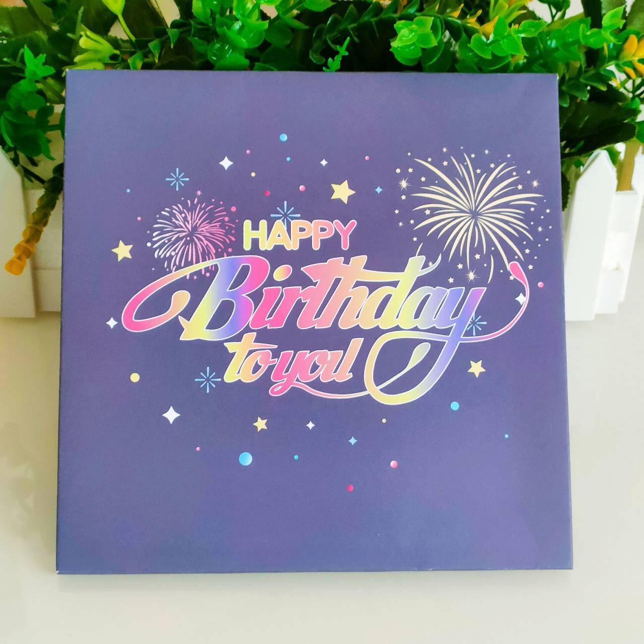 🟢LIGHTS & SOUND Pop up Happy Birthday Card