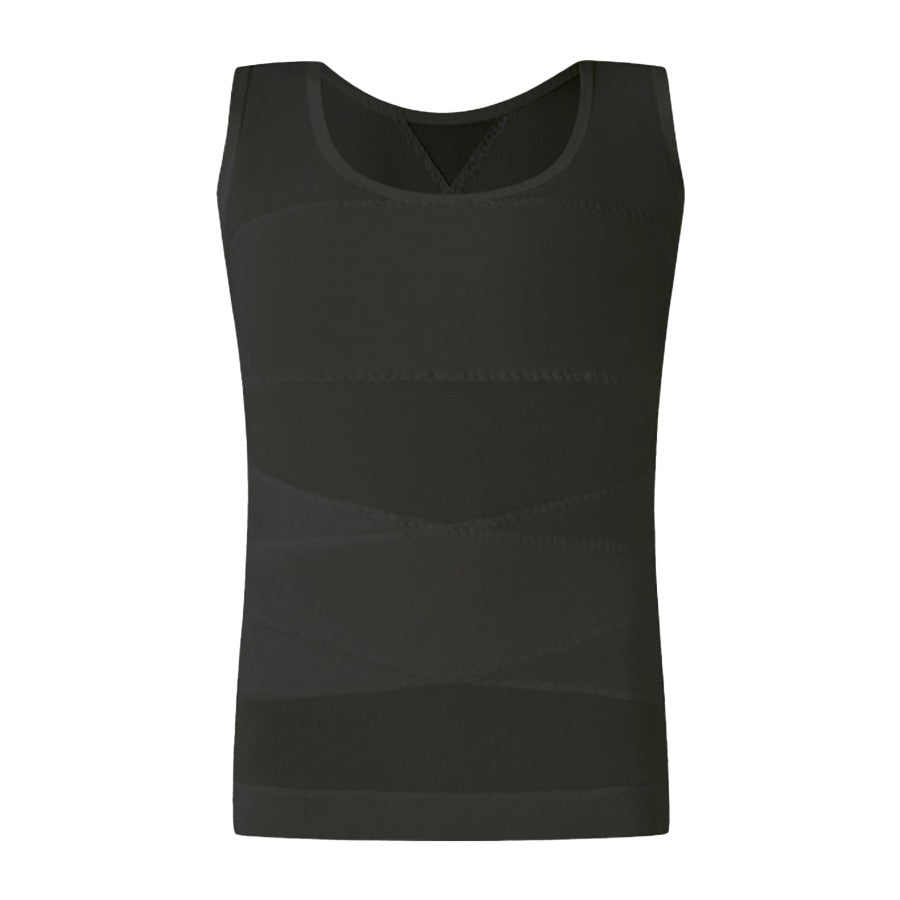 Sculpt Your Physique: Breathable C Mesh Compression Vest