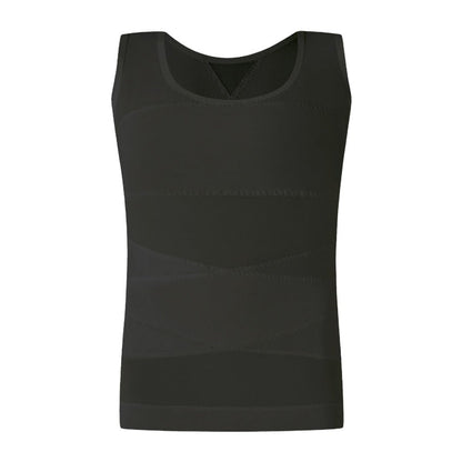 Sculpt Your Physique: Breathable C Mesh Compression Vest