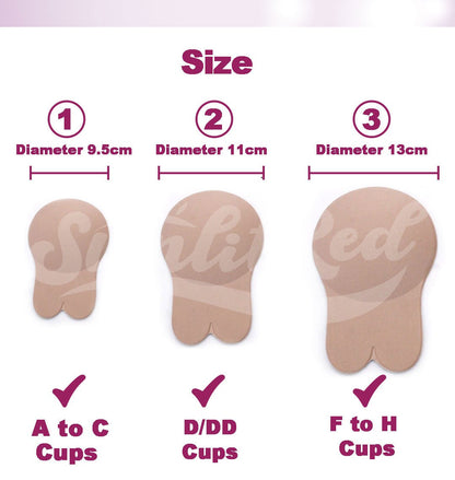 🟢NEW Reusable Lift Up Invisible Bra Tape - 2 Pair