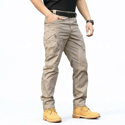GridFlow  Men's Rugged Tactical Pants - Waterproof Ripstop Survival Gear
