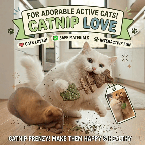 Catnip & Silvervine Chew