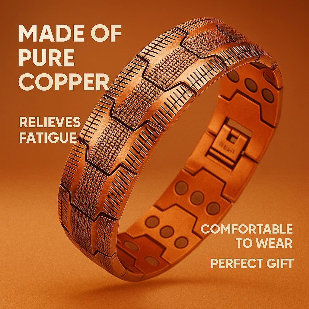 LBMLBM™ Copper Magnetic Energy Bracelet-Say goodbye to fatigue and regain your energy—your own copper magnetic bracelet
