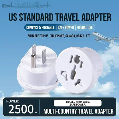 Universal Travel Adapter🌍US/EU/UK/AU🔌