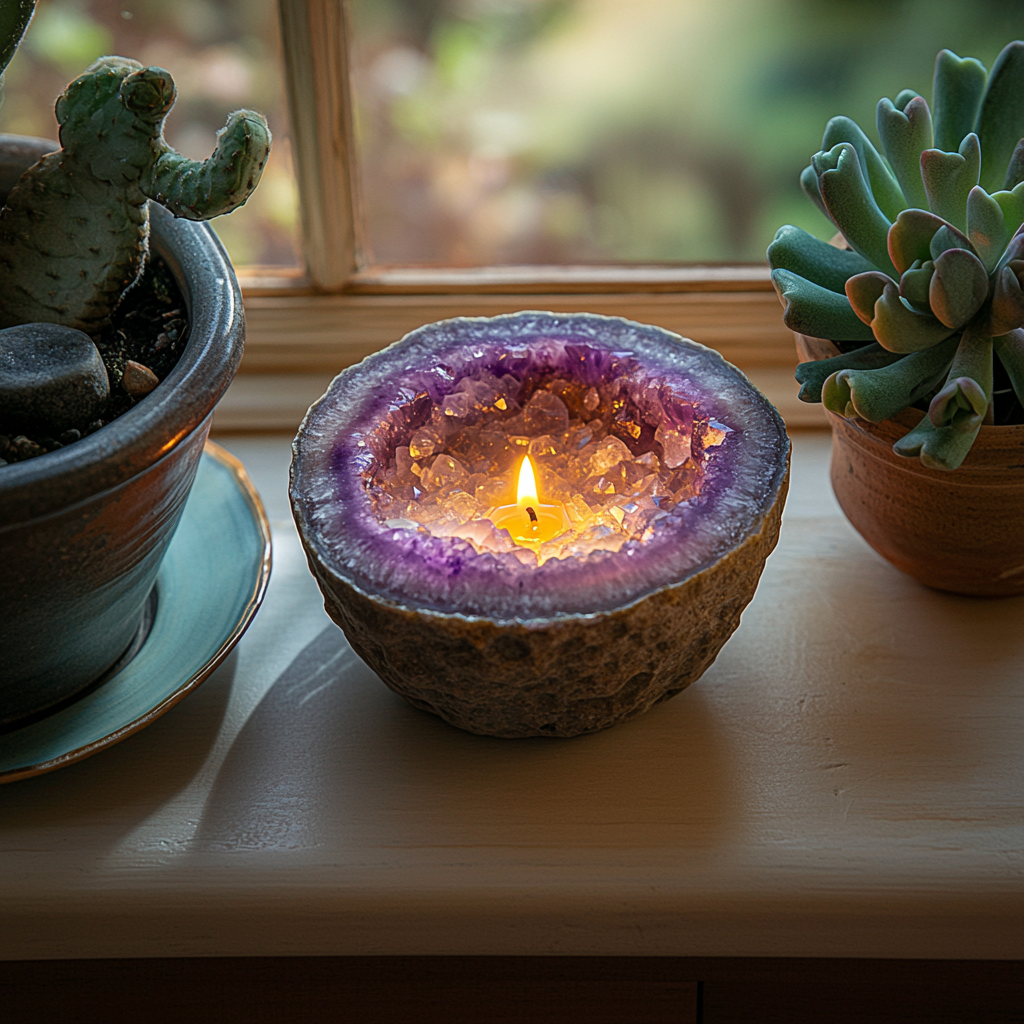 🔹Last day: 45% off  2025 New Aura Crystal Candle